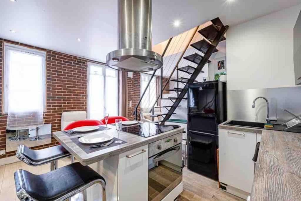 Duplex 45M2 -Zac L'Oreal - Palais De Justice Paris Clichy Buitenkant foto